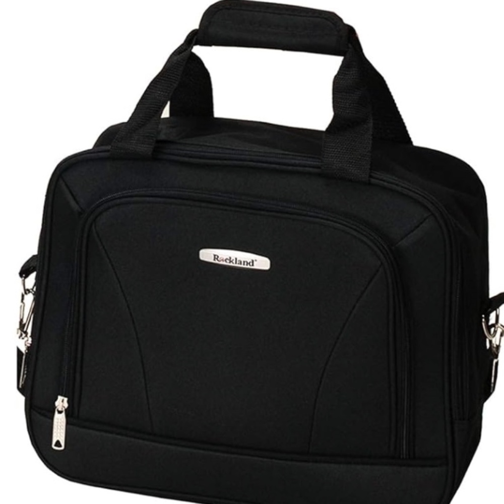 Rockland Carry On Laptop Tote Bag Luggage Black